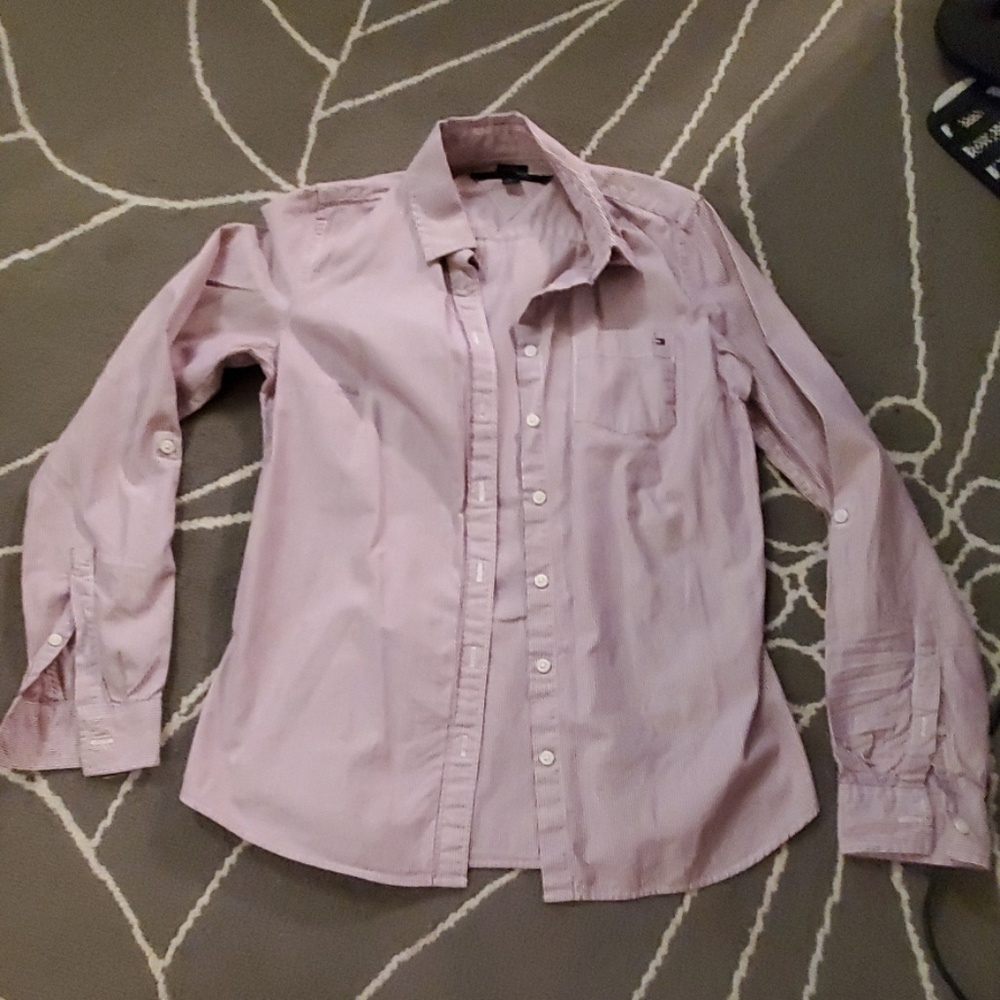 Tommy Hilfigure button down long sleeve shirt